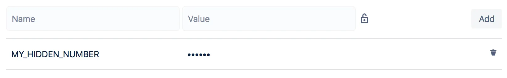 Alta de una variable segura en Bitbucket, paso 2